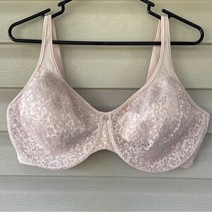 Bali Lace Underwire Bra - Light Pink